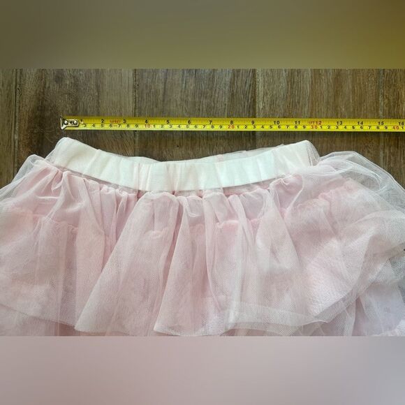 Ruffled Tiered Mesh Midi Skirt Sz Medium Pink Fairy Coquette Balletcore NWOT - Picture 4 of 7